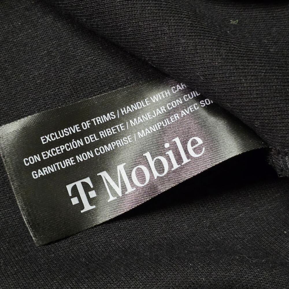 T-Mobile Jacket Men’s M Black Logo Full Zip Employee Tech - Picture 7 of 8